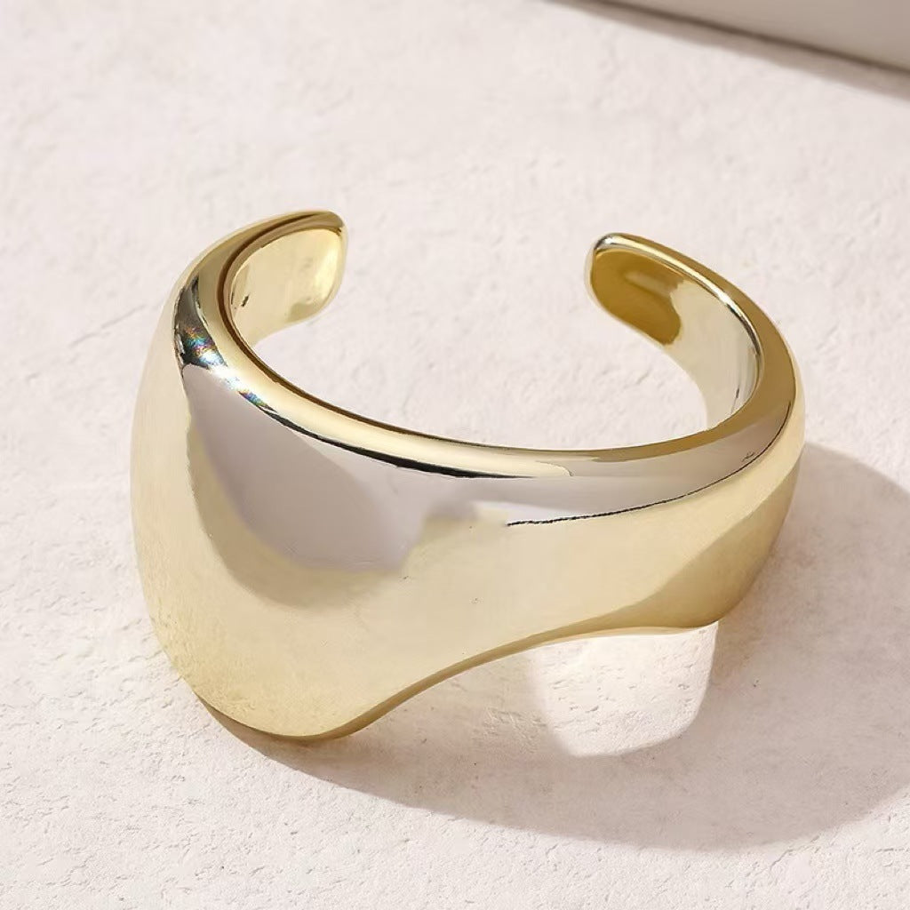 Wholesale Wave Shape Acrylic Open Bracelet